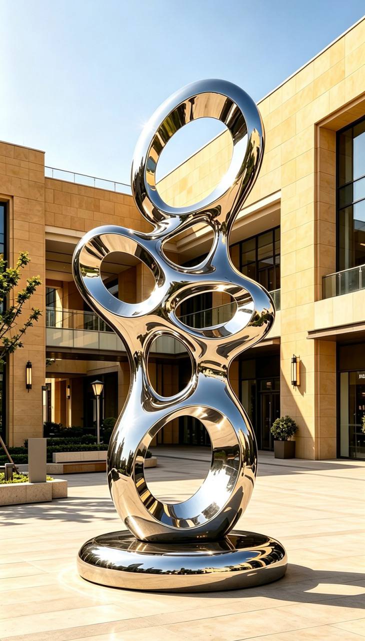 Landscape Stainless Steel Sculpture